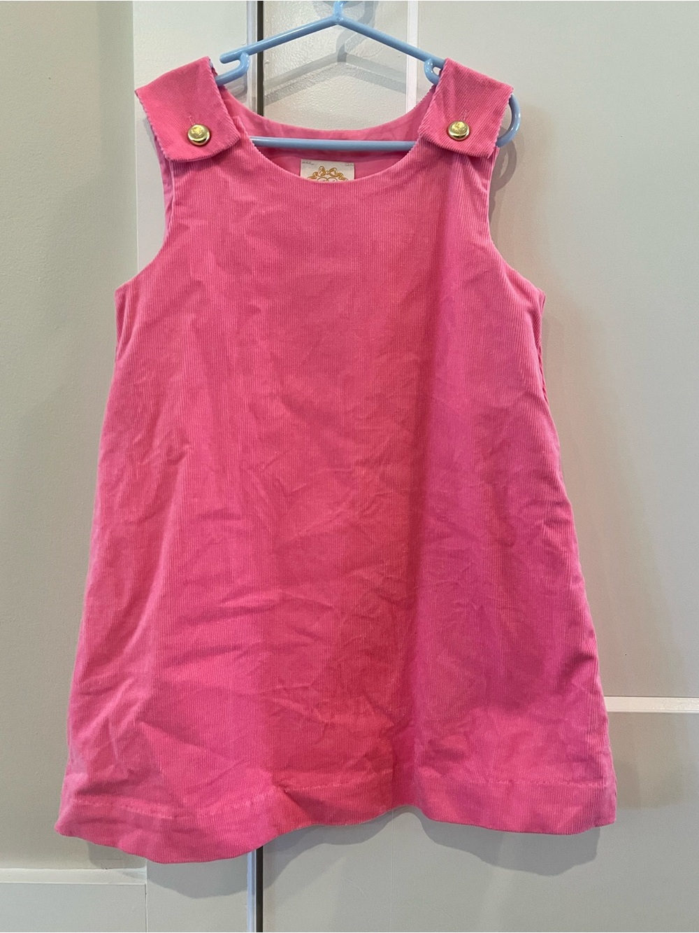 TBBC Hot Pink Corduroy Jumper